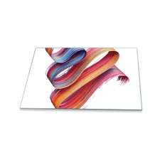 Herdabdeckplatten Ceranfeld Spritzschutz Glasplatte 80x52 Deko Abstrakt Bunt