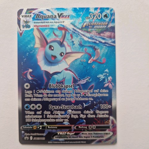 Pokémon aquana vmax swsh182 - pokémon,