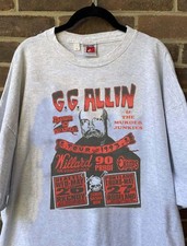 Vtg GG ALLIN punk rock band