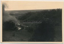 Orig. Foto brennendes Flugzeug