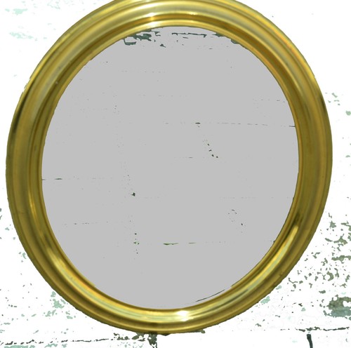 Spiegel,Wandspiegel,oval,gedr?
