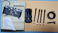 Leica Leitz Nahgerät Zwischenring Elmar Summitar Klemmring Stäbe mitKarton U13.4