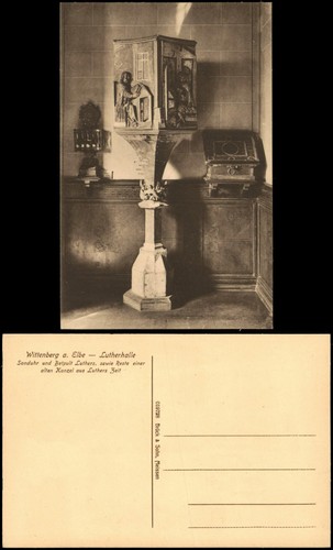 Ansichtskarte lutherstadt - ansichtskarte,