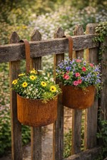 2er Set Rost Deko Garten