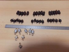 Sortiment Hakengewichte 1x1g, 2x2g, 5x5g, 15x10g, 15x20g (insg. 38 Stck), gebr.