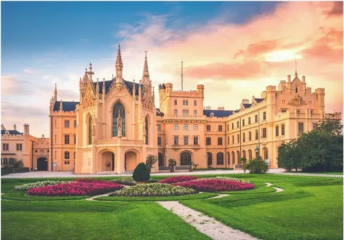 Puzzle schloss - puzzle, (500