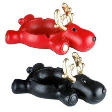 2 Aschenbecher Elch aus