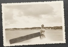 Foto Portrait junge Frau Model Badeanzug Kunstbild Vintage Jugend Widmung Meer