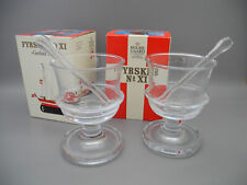 Holmegaard 2 Groggläser Michael Bang Handgemacht Feuerschiff Gedser Rev. OVP Rum