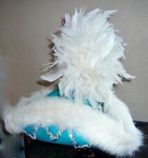 Gardekostüm Dreispitz Hut hochwertig Kostümwerkstatt türkis silber m. Federbusch