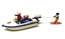Playmobil Konvolut * 3009 * Motorboot / Sportboot mit Wasserski * Twister