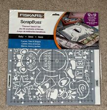 Fiskars ScrapBoss Prägeschablonen Set Neu aus altem Lagerbestand ~ 6 Varianten