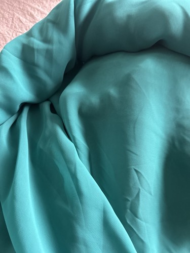 Chiffon stoff türkis delikat - türkis,