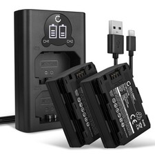 2x Kamera Akku + Dual