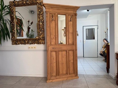 Vollholz garderobenschrank - vollholz,