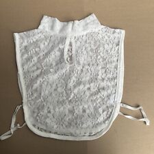 1 Stück Damen abnehmbarer Kragen weiße Spitze   /H2A4KK1