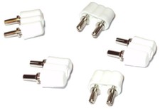 5 Stecker für Puppenhausbeleuchtung Kahlert 60764 weiß Puppenhaus - Elektrik