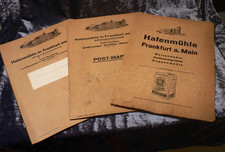 FRANKFURT M. 1936 + ? um 1940 ?: HAFENMÜHLE Frankfurt a. Main, 3 Büromappen BILD