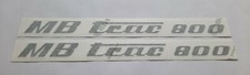 MB-trac 800 Mittelschalter Motorhaubenaufkleber rechts und links