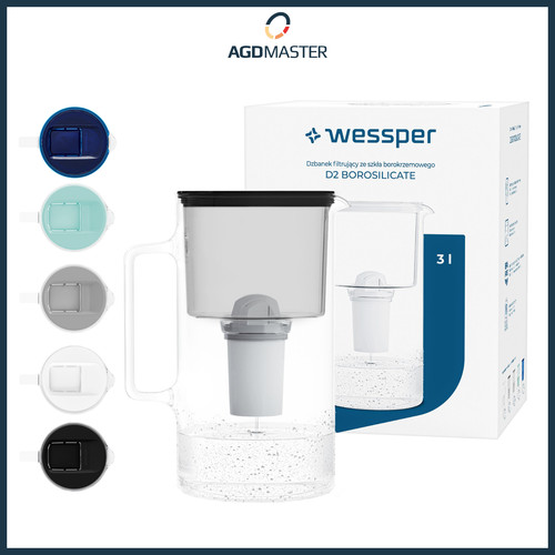 Wasserfilterkanne glas - wasserfilterkanne, 3l