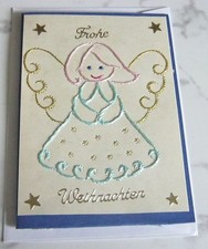 Grußkarte - Fadengrafik