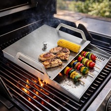 Edelstahl grillplatte bbq - edelstahl,