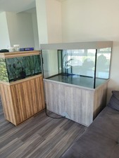 Aquatlantis Aquarium komplett mit Unterschrank LED und Filter Eheim