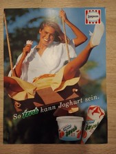 ORIG WERBUNG REKLAME  1990  LANGNESE Eis  - Joghurt Fresh