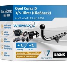 ANHÄNGERKUPPLUNG für Opel