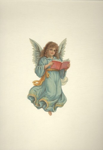 Oblate engel blauem - oblate, in
