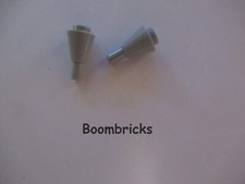 Lego 2 Stück Eistüte Hellgrau Nr. 11610