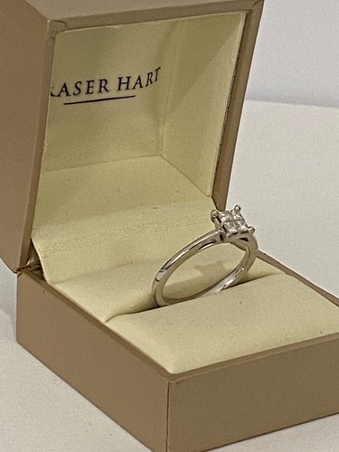 Ring weißgold 4 kt - kt,