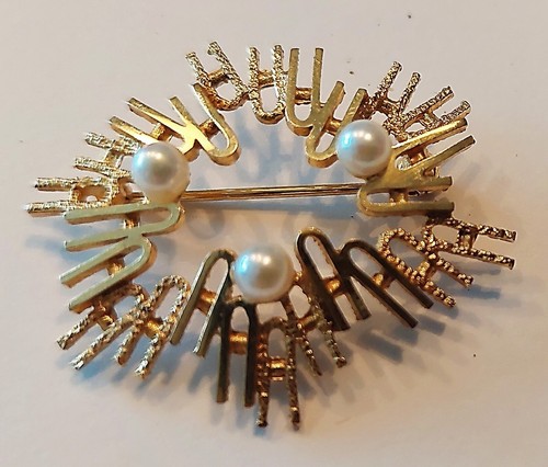 Gold brosche gelbgold - gold,