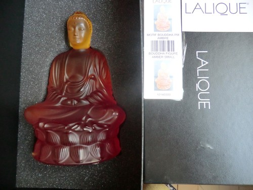 Kristall amber lalique buddha - ,