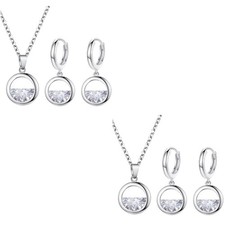  2 Pack Anhänger Kette Damen