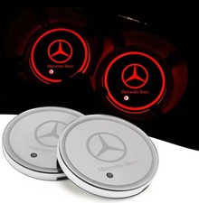2PC Auto Wasser Tasse Halter Anti-rutsch-Matte für Mercedes Benz
