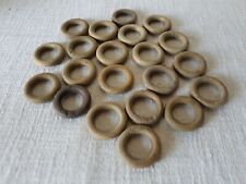 Gardinenstangen Ringe Eiche Gardinen Zubehör 21 Stück braun