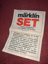 (220) Märklin SET H0 Gebrauchsanweisung, Art.Nr.: 68 624 AN 1178 ju