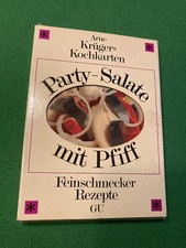 Arne Krügers Kochkarten -  Party-Salate Mit Pfiff Feinschmecker Rezepte Vintage