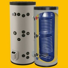Kombispeicher Warmwasserspeicher 2 Wärmetauscher Elektrospeicher 150-1000 Liter 