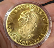 Maple Leaf 2015 vergoldet 1 oz