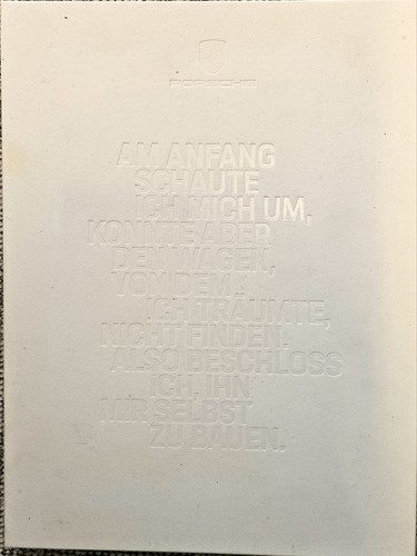 Porsche markenbuch jahre - 70,