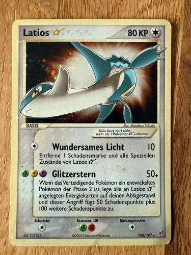 Latios gold star 106 - latios, 106/107