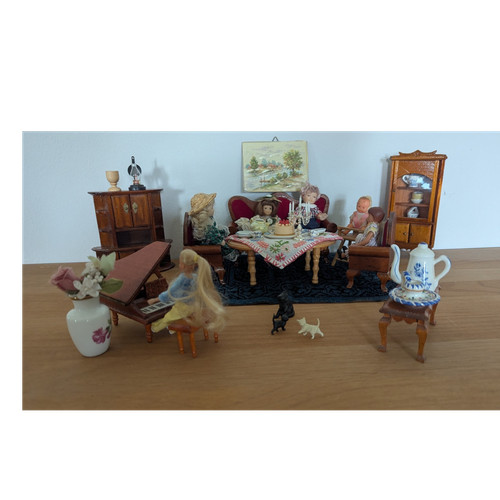 Puppenhaus wohnzimmer set - puppenhaus, wohnzimmer-set