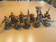 Adeptus Custodes - 10 x Custodian Guard ? - sehr gut bemalt