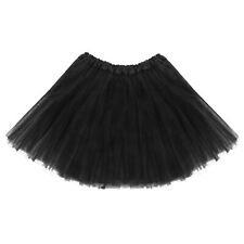 Tutu Tütü Reifrock Tüllrock Damen Rock Schwarz Fasching Karneval 60 - 116 cm