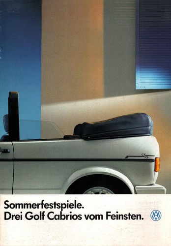 Prospekt golf cabrio von 1 - prospekt,
