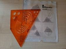 Schablone Axonograph Isometric DIN 5 Marabu Zeichnen Zeichenschablone