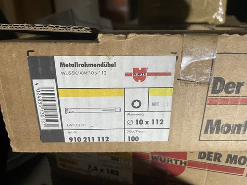 Würth metallrahmendübel 10x - metallrahmendübel,