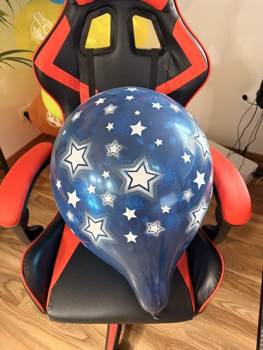 Balloon blau stars around - balloon,